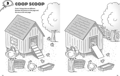 Barnyard Games & Puzzles: 100 Mazes, Word Games, Picture Puzzles, Jokes and Riddles, Brainteasers, and Fun Activities for Kids