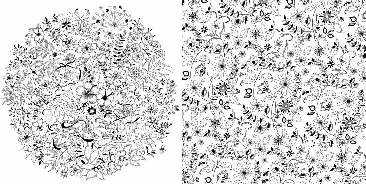 Miniature Secret Garden: A pocket-sized coloring book for adults