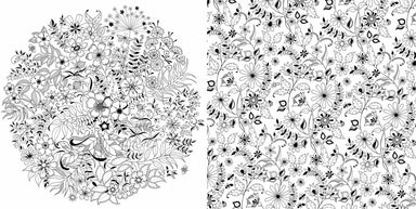 Miniature Secret Garden: A pocket-sized coloring book for adults