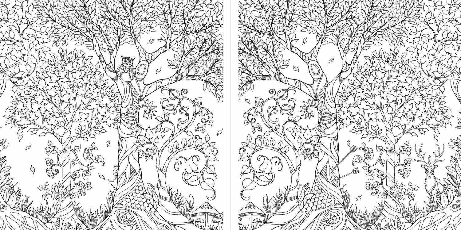 Miniature Enchanted Forest: A Pocket-sized Adventure Coloring Book