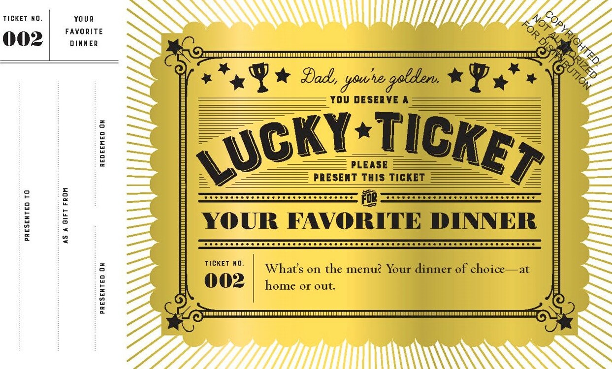 Lucky Tickets for Dad