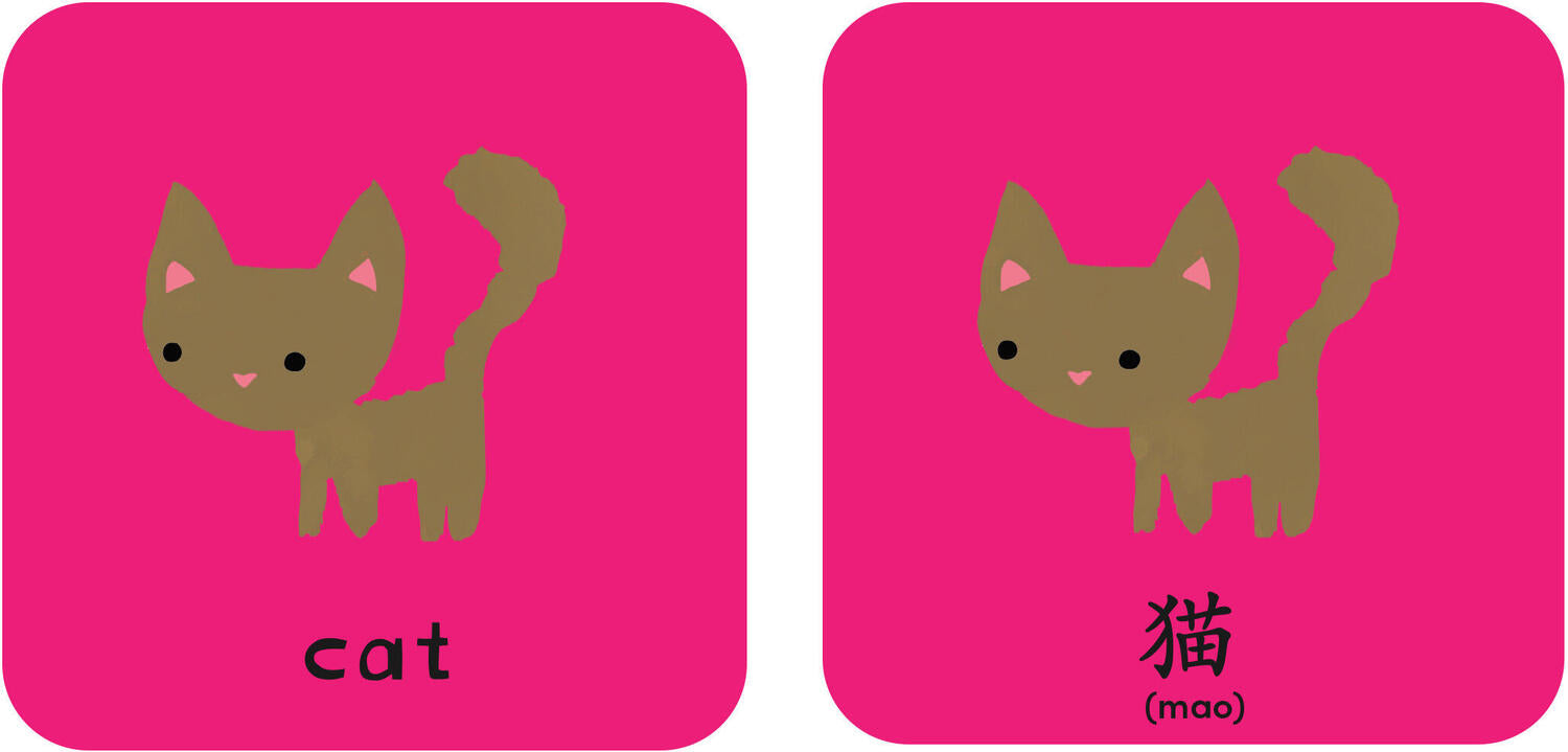 Minilingo Mandarin / English Bilingual Flashcards: Bilingual memory game with Mandarin & English cards