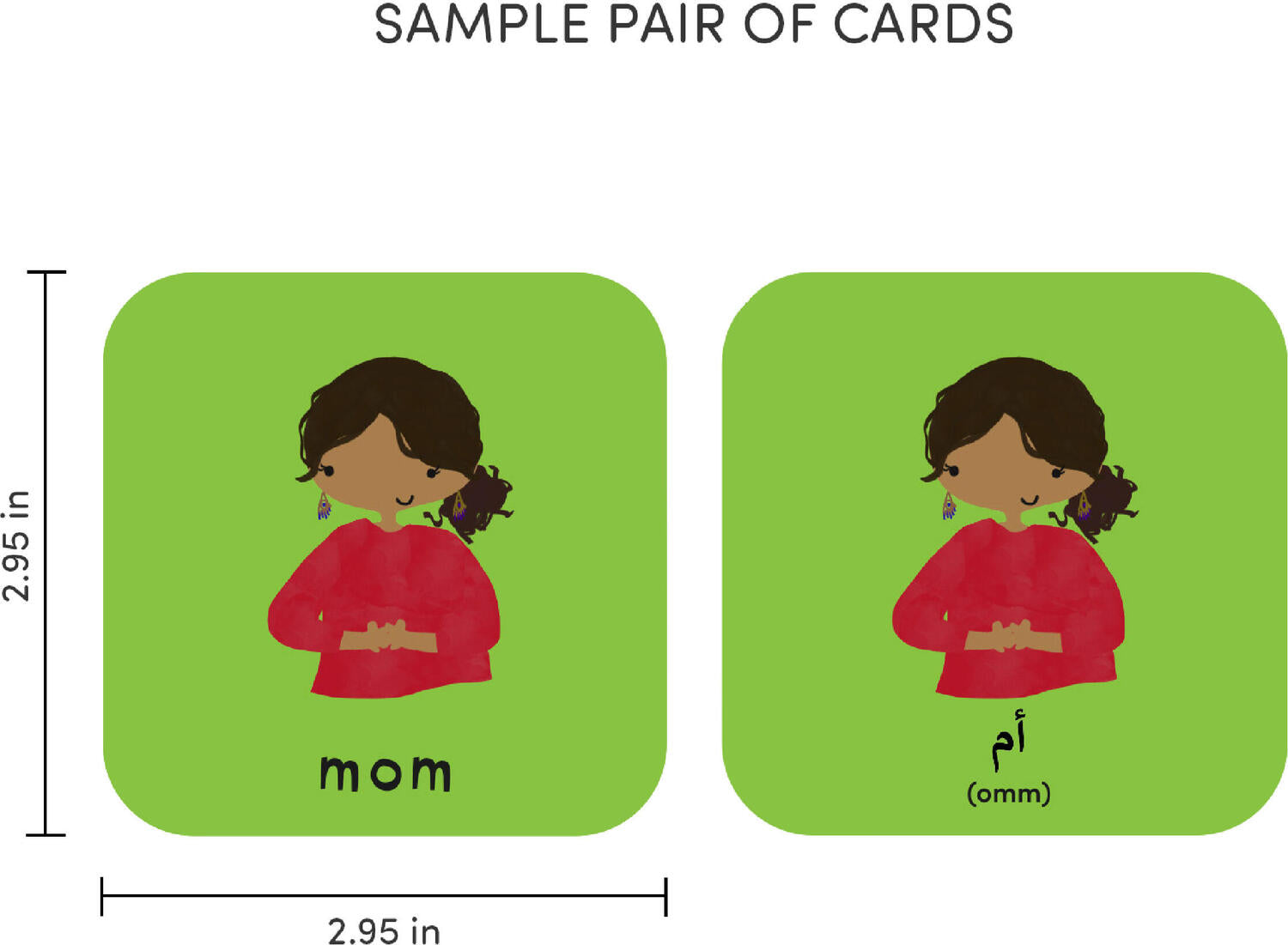 Minilingo Arabic / English Bilingual Flashcards: Bilingual memory game with Arabic & English cards