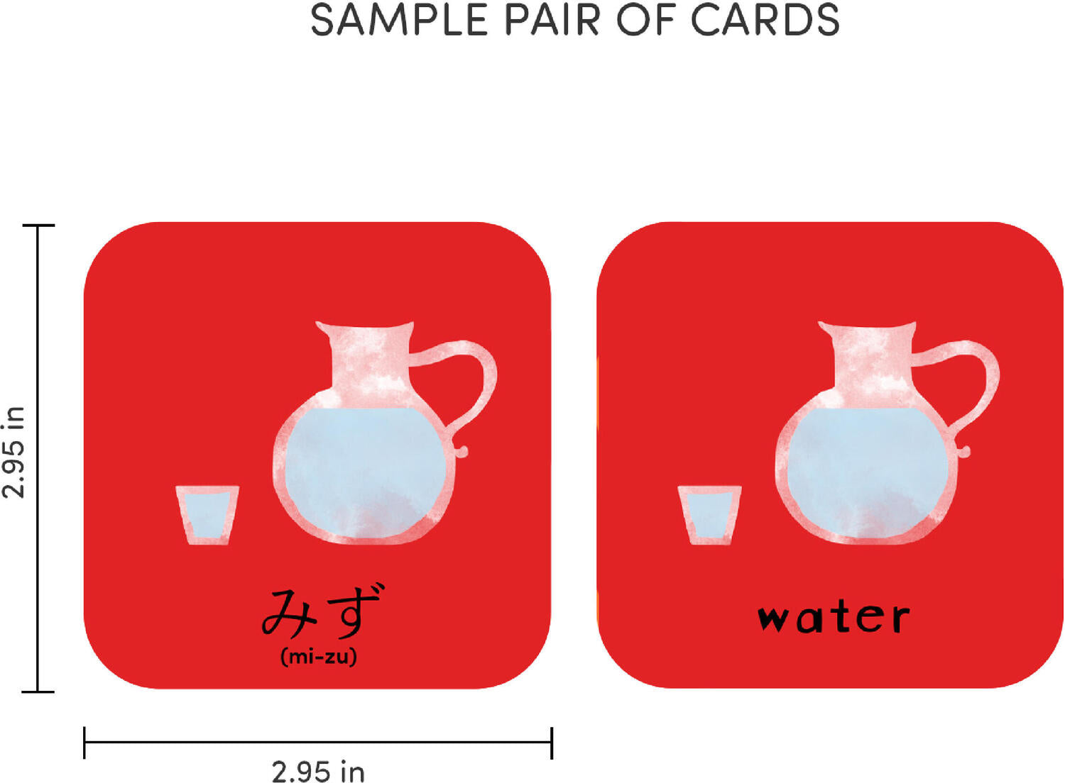 Minilingo Japanese / English Bilingual Flashcards: Bilingual memory game with Japanese & English cards