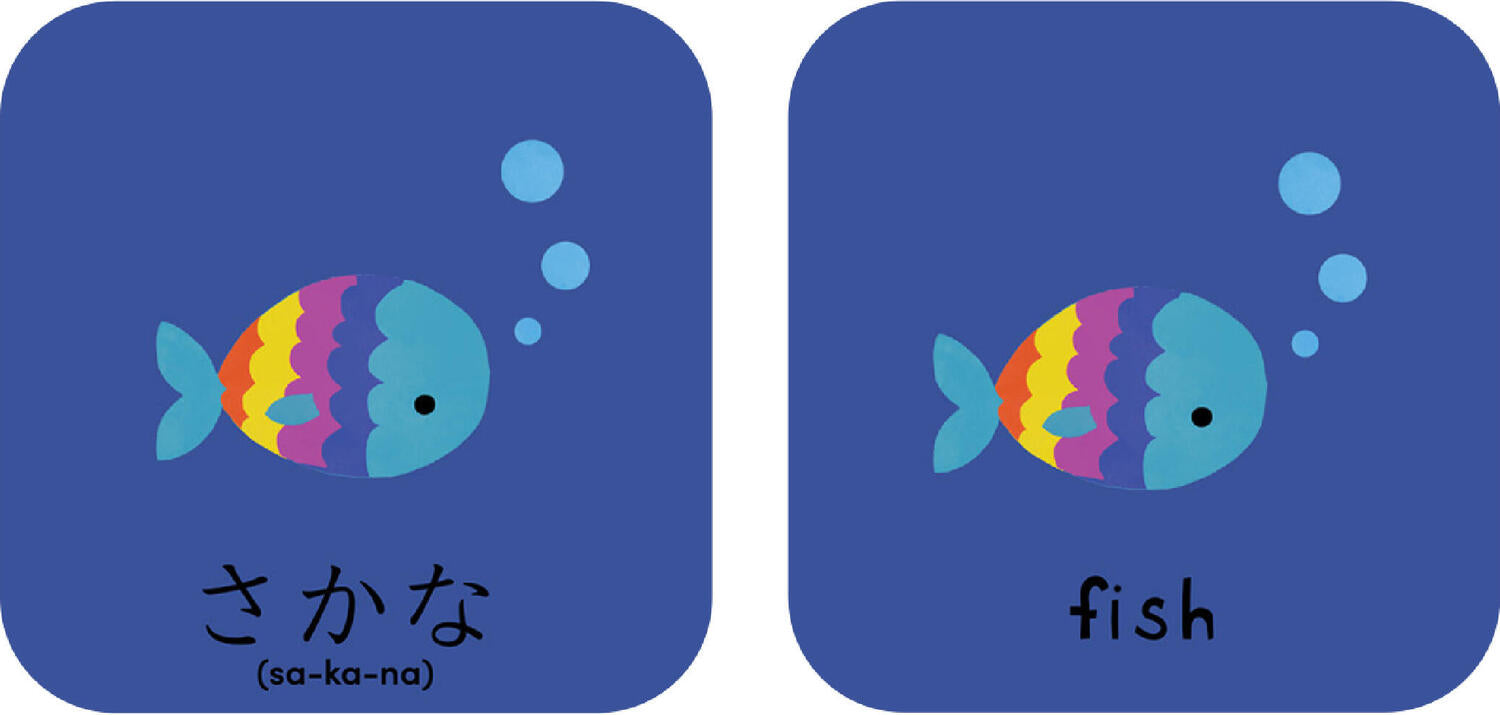 Minilingo Japanese / English Bilingual Flashcards: Bilingual memory game with Japanese & English cards