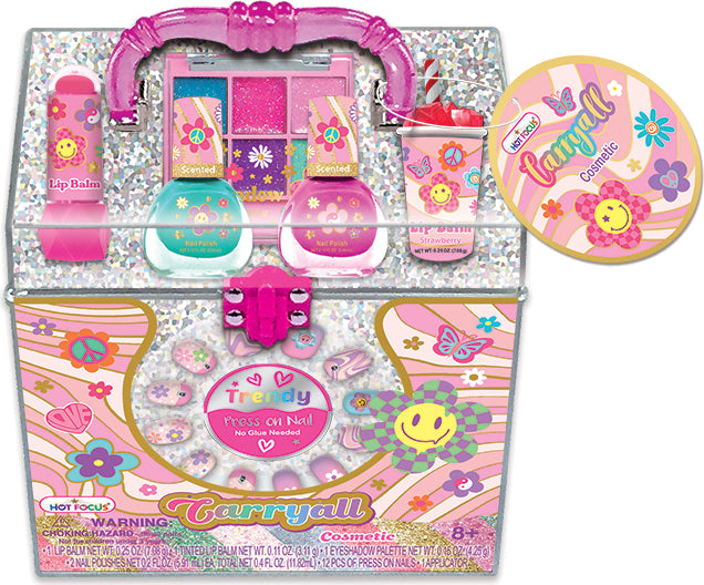 Carry All Cosmetic, Groovy Flower