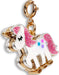 Gold Glitter Unicorn Charm