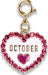 Gold October Birthstone Charm