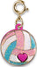 Gold Glitter Volleyball Charm