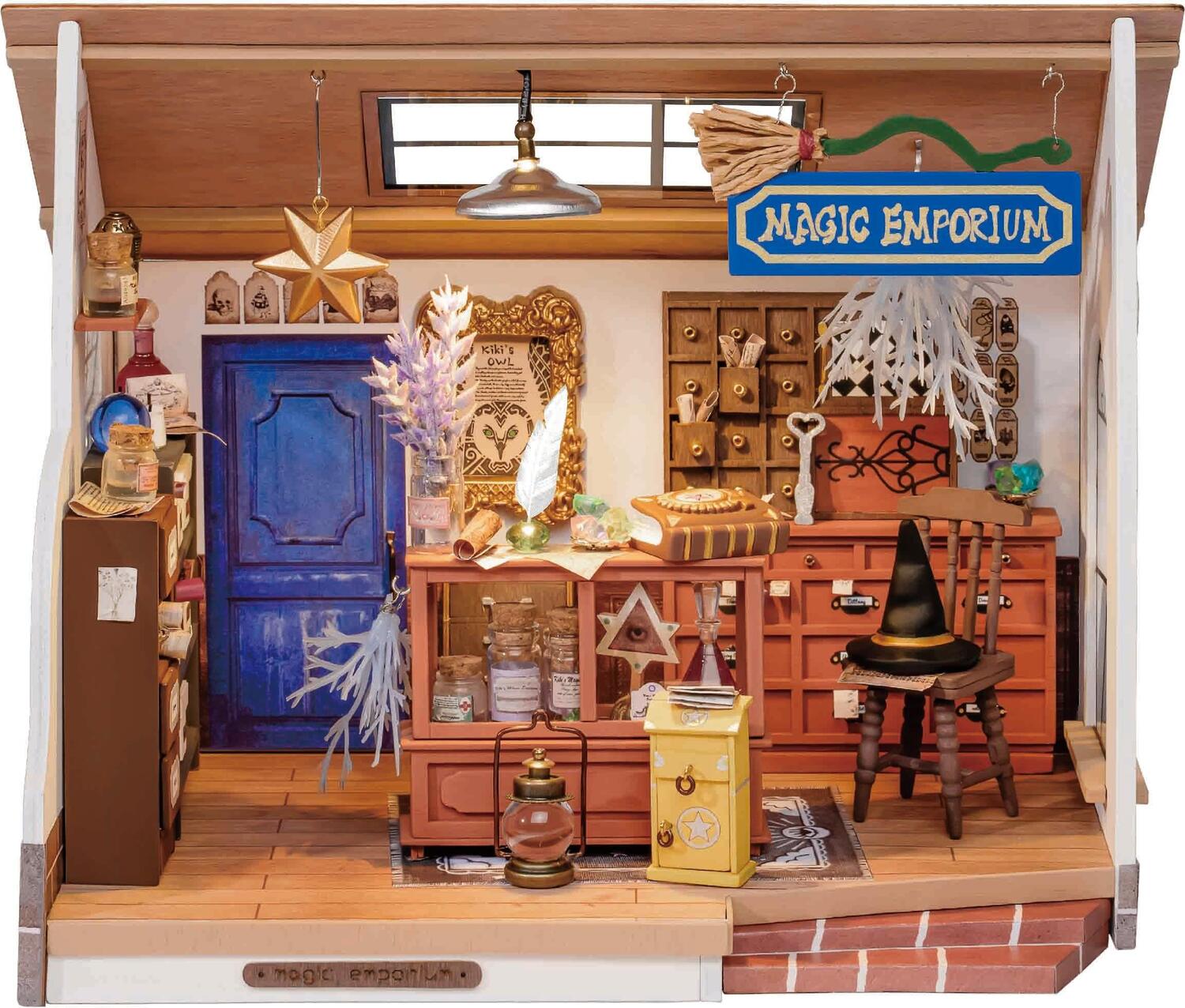 DIY Miniature House Kit: Kiki's Magic Emporium