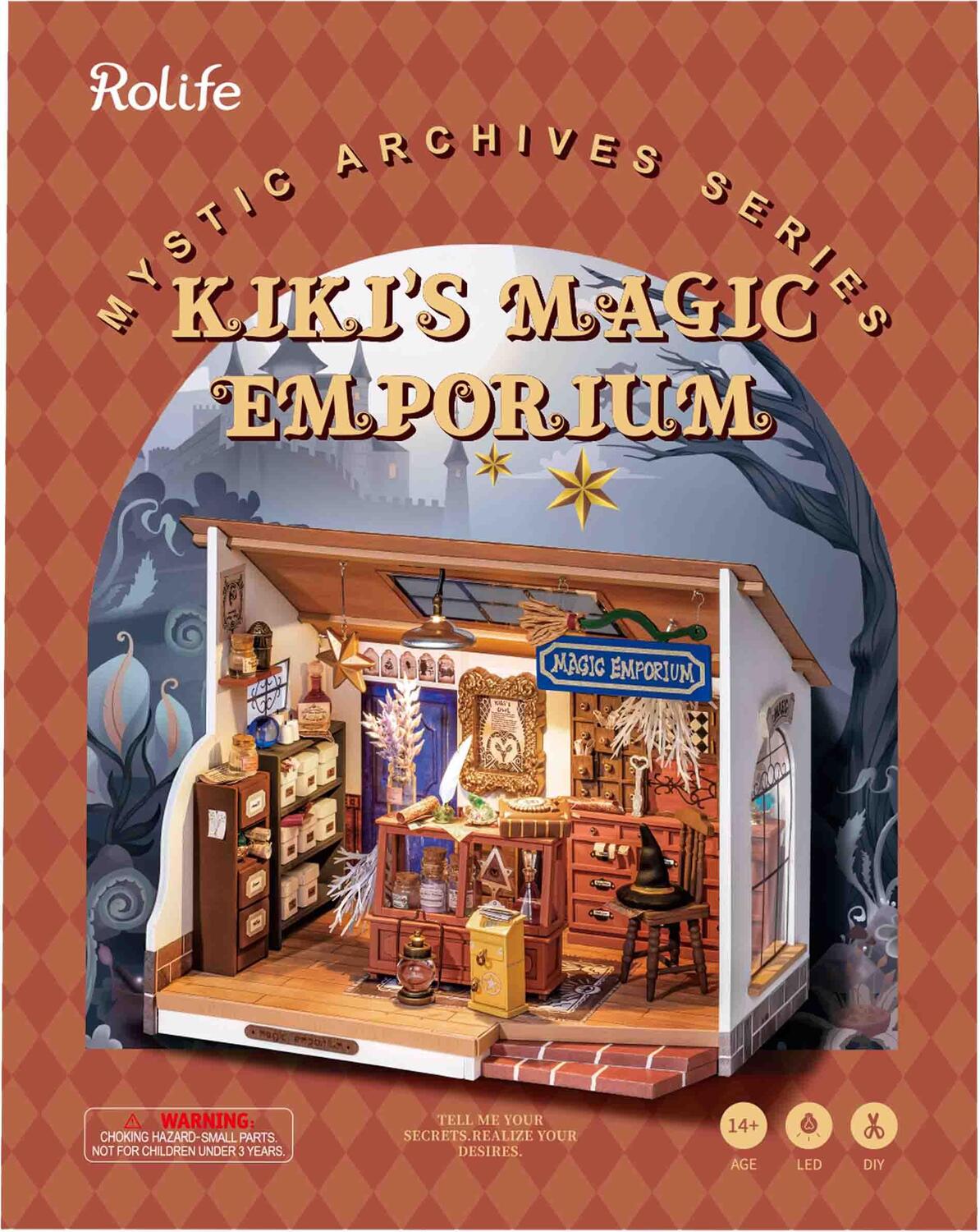 DIY Miniature House Kit: Kiki's Magic Emporium