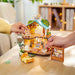 DIY Miniature House Kit: Puppy's Cozy Villa