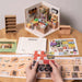 DIY Miniature House Kit: Fascinating Book Store