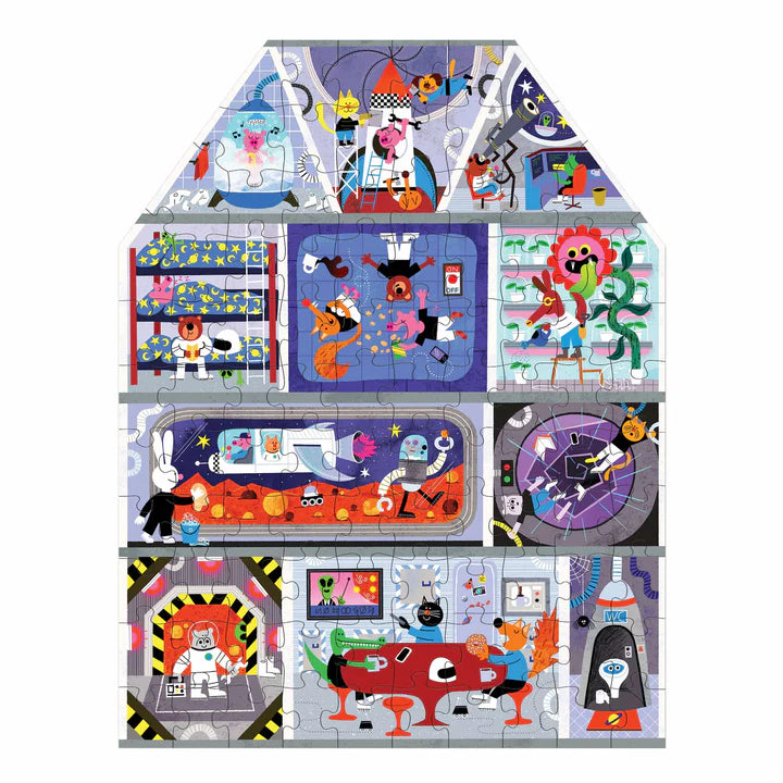 House on Mars Shaped 100 Pc
