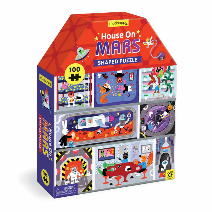 House on Mars Shaped 100 Pc