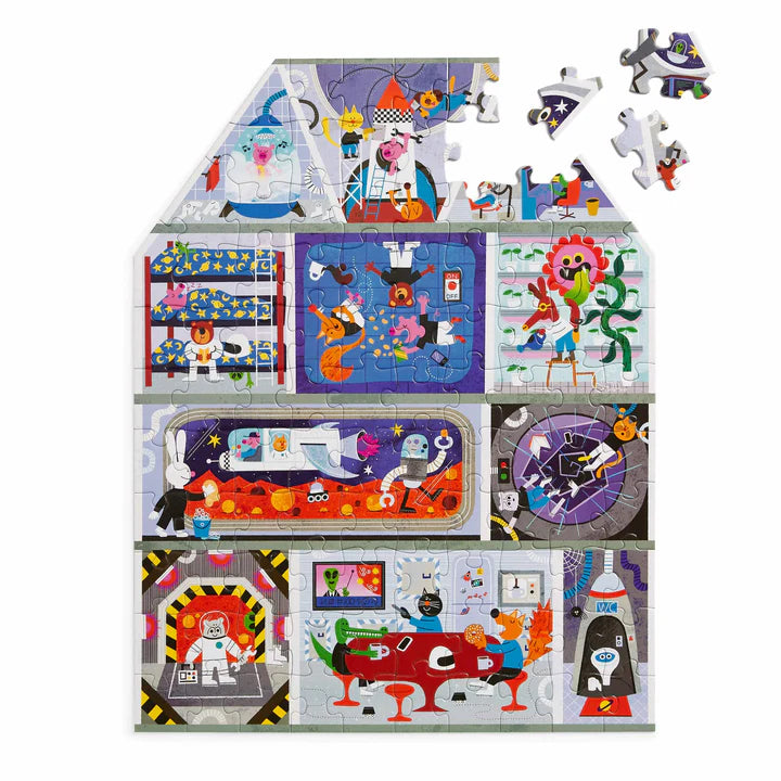 House on Mars Shaped 100 Pc