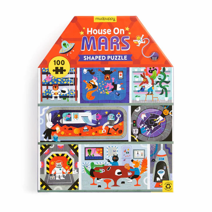 House on Mars Shaped 100 Pc