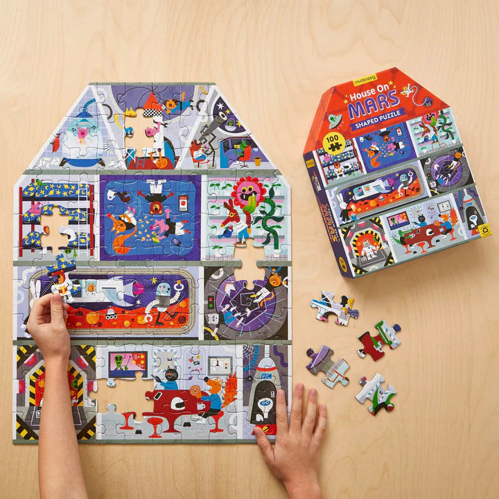 House on Mars Shaped 100 Pc
