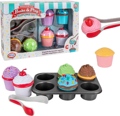 Magnetic Scoop and Play Cupcake Set