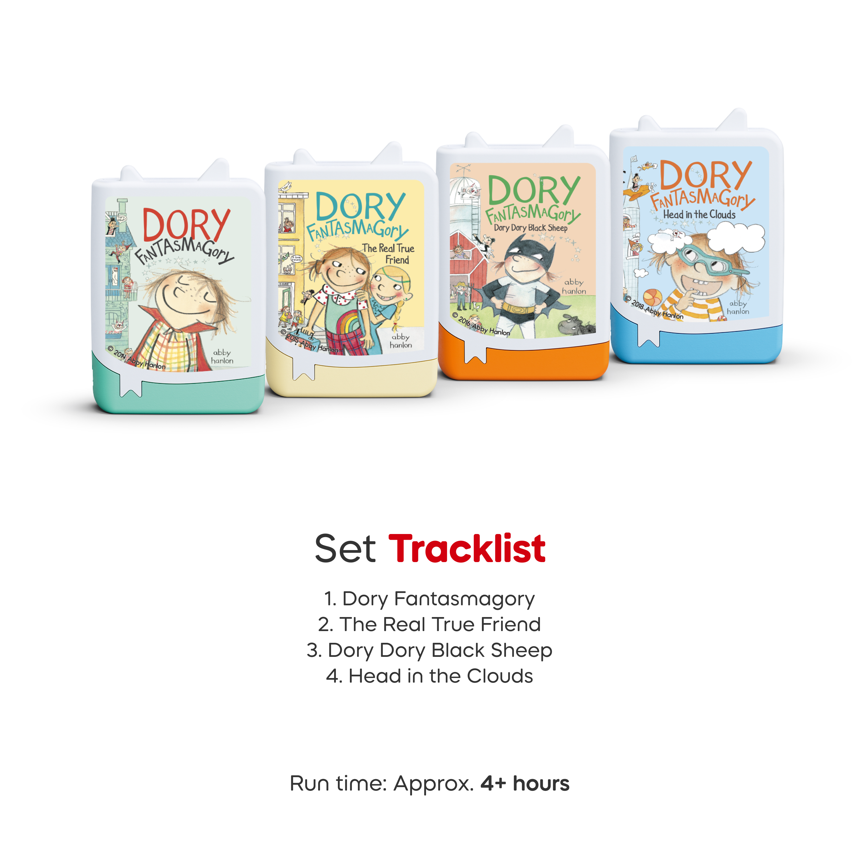 Dory Fantasmagory Audiobook Tonies - 4 Pack