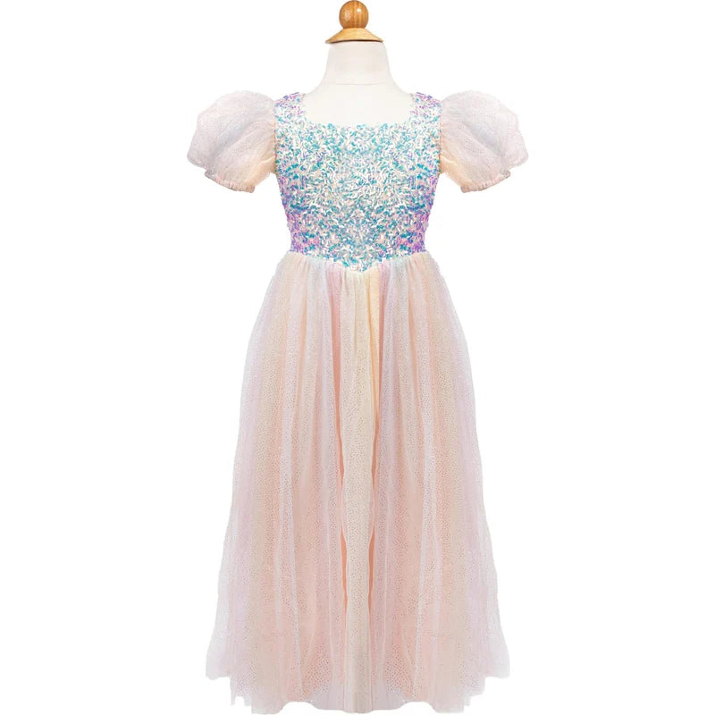 Rainbow Sherbert Sparkle Dress - Size 3-4