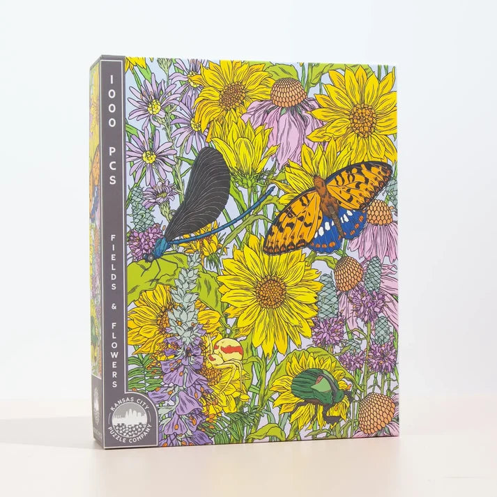 Fields & Flowers 1000 Pc Puzzl