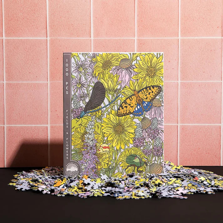 Fields & Flowers 1000 Pc Puzzl