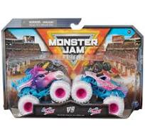 Monster Jam, Official 1:64 Scale Die-Cast Monster Trucks 2-Pack