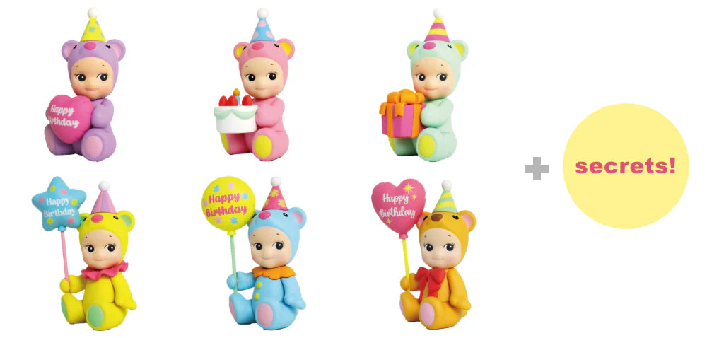 Sonny Angel Birthday Gift Bear