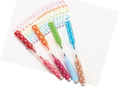 Stampables Double-Ended Stamp & Brush Markers - Set of 18