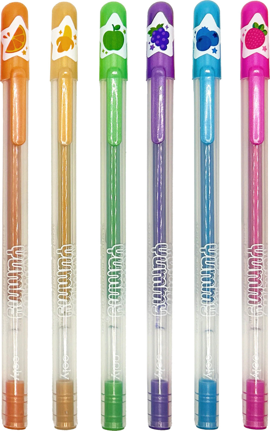 Yummy Yummy Scented Gel Pens - Metallic - Set of 6