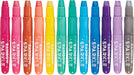 Rainbow Sparkle Metallic Watercolor Gel Crayons - Set of 12