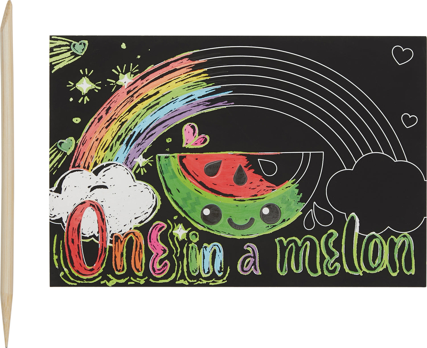 Mini Scratch & Scribble Art Kit: Lil' Juicy - 7 PC Set