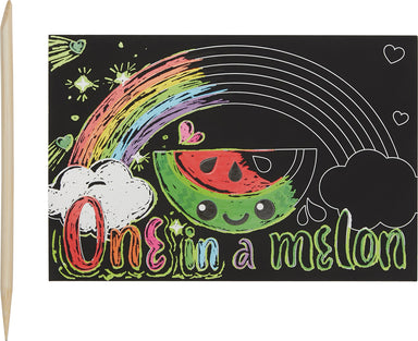 Mini Scratch & Scribble Art Kit: Lil' Juicy - 7 PC Set