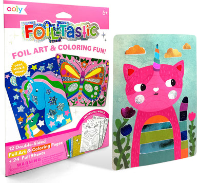 Foil-tastic Foil Art & Coloring Set - Whimsical World