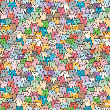 Origami Paper 100 sheets Cat Patterns 6" (15 cm)