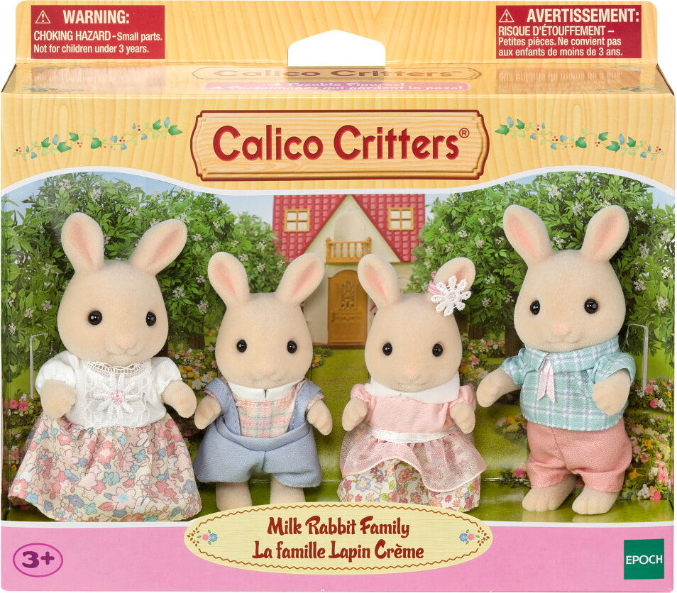 Calico Critters Milk Rabbit Family