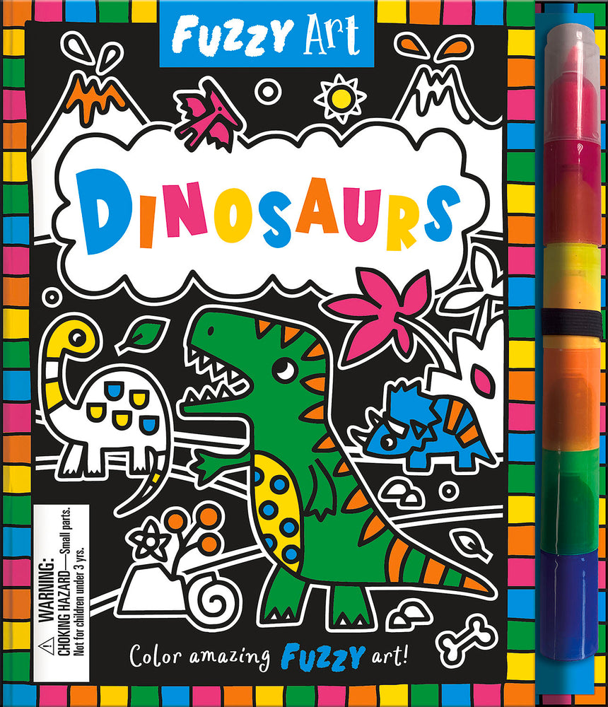 Fuzzy Art Dinosaurs