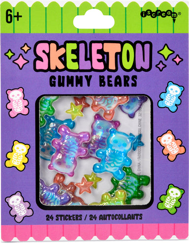 Skeleton Gummy Bears Stickers