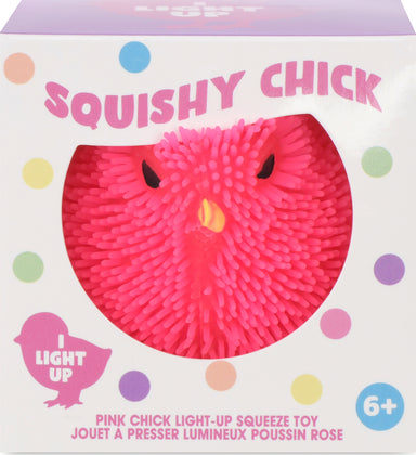 Pink Chick Light Up Squeeze Toy