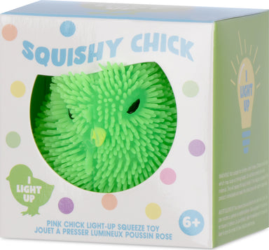 Green Chick Light Up Squeeze Toy