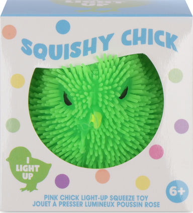 Green Chick Light Up Squeeze Toy