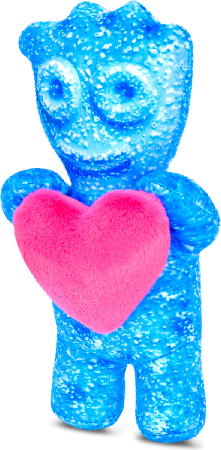 Blue Spk Kid with Heart Plush