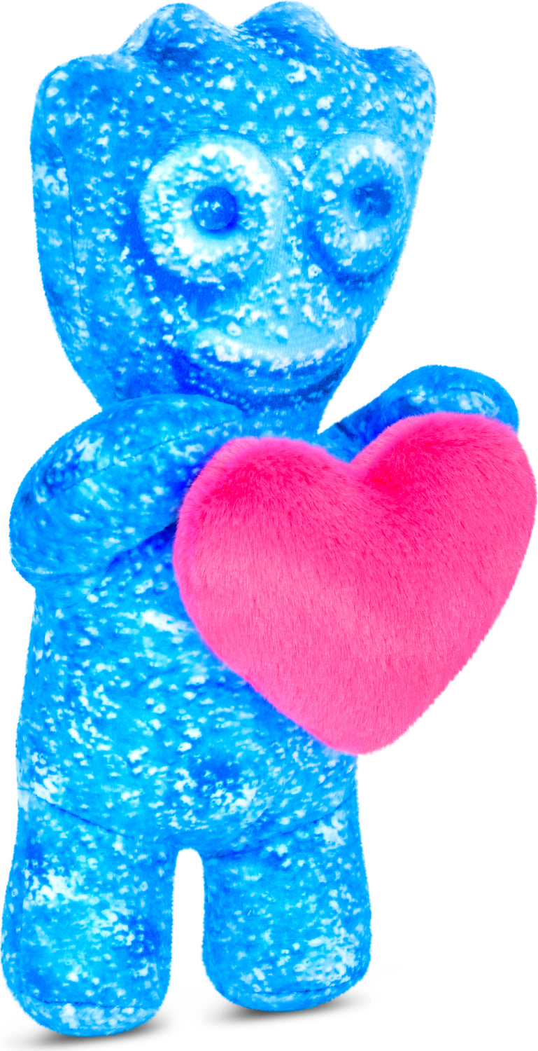 Blue Spk Kid with Heart Plush