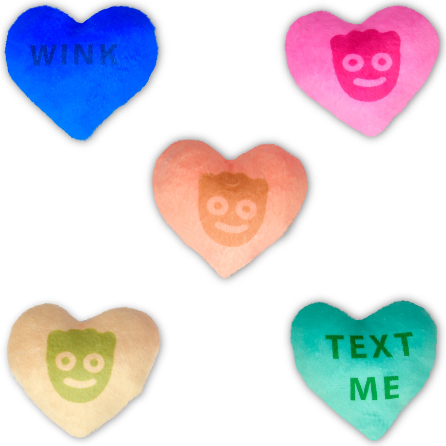 Spk Message Hearts Packaging Plush