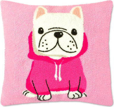 Frenchie Chenille Pillow