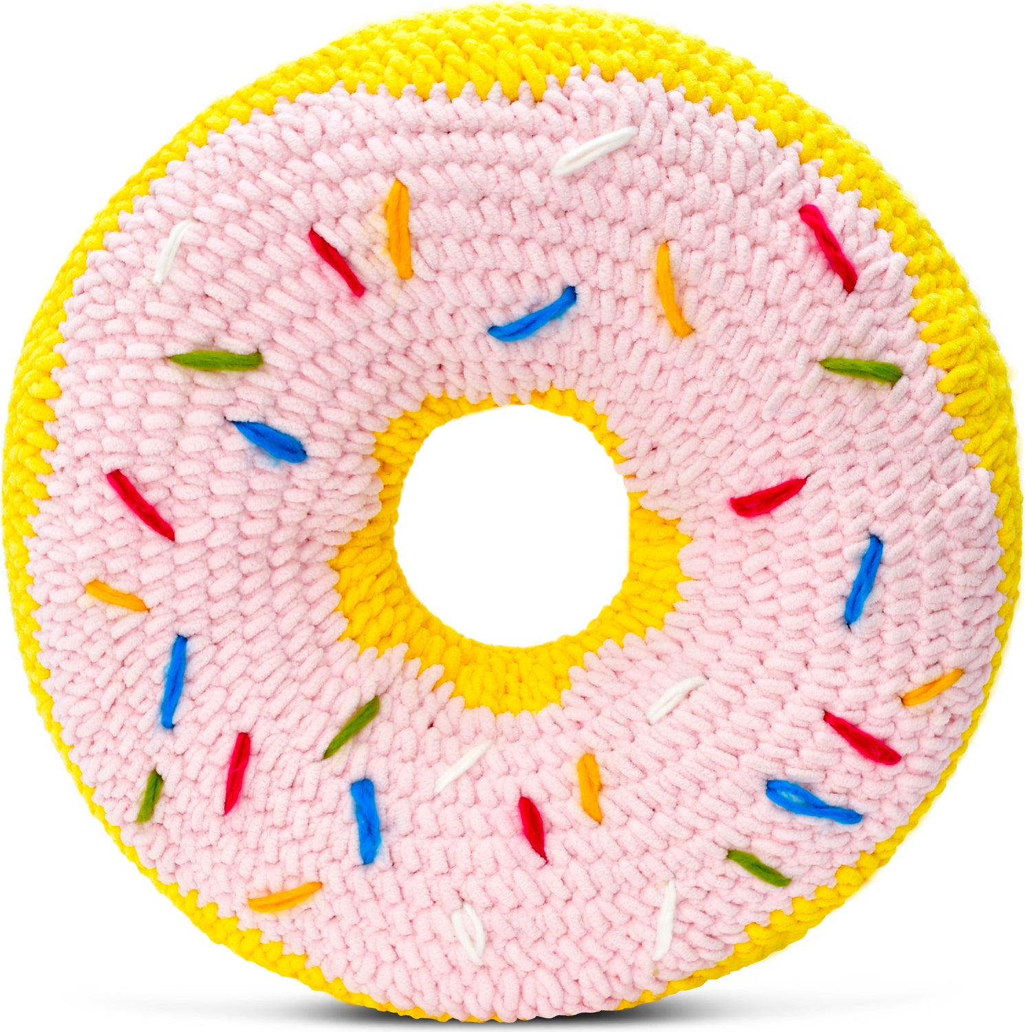 Crochet Donut Pillow
