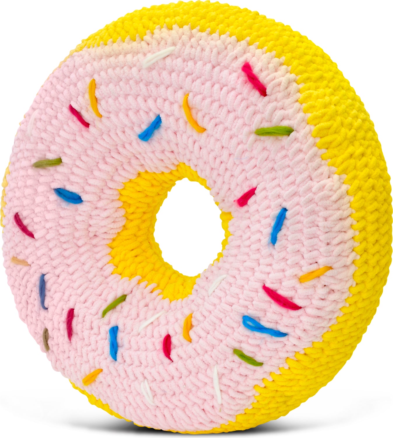 Crochet Donut Pillow