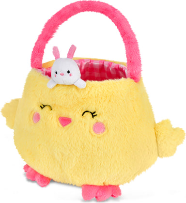 Hoppy Chick Basket Plush