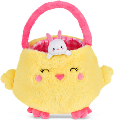 Hoppy Chick Basket Plush